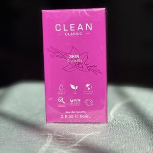 CLEAN Classic Skin & Vanilla EDT 2 oz / 60 mL New Sealed